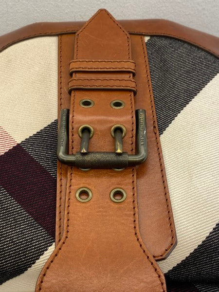 Burberry Camel Mega Check Bag-handbag-Burberry-The Closet Egypt
