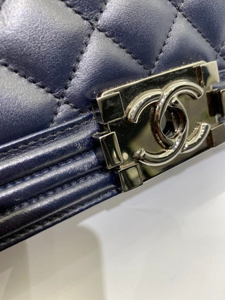 Chanel Blue Boy Medium Bag-handbag-Chanel-The Closet Egypt