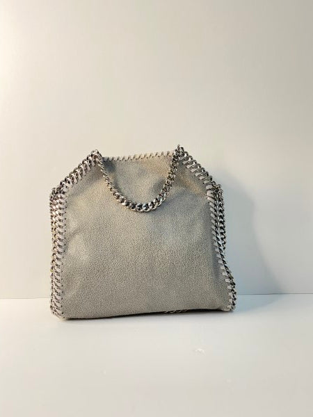 Stella Mccartney Grey Falabella Tiny Bag-handbag-Stella Mccartney-The Closet Egypt