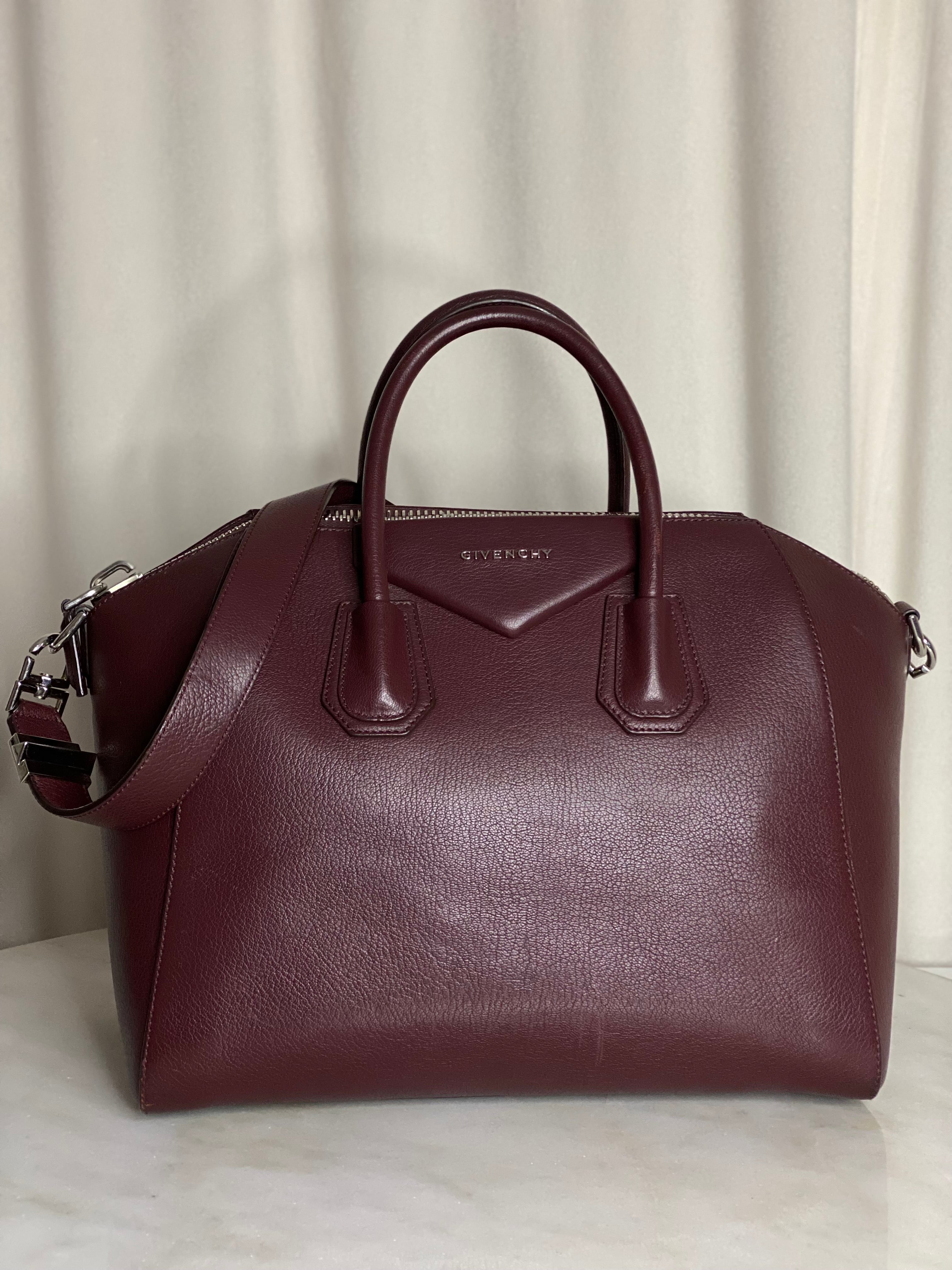 Givenchy Red Antigona Bag W/ Strap-handbag-Givenchy-The Closet Egypt