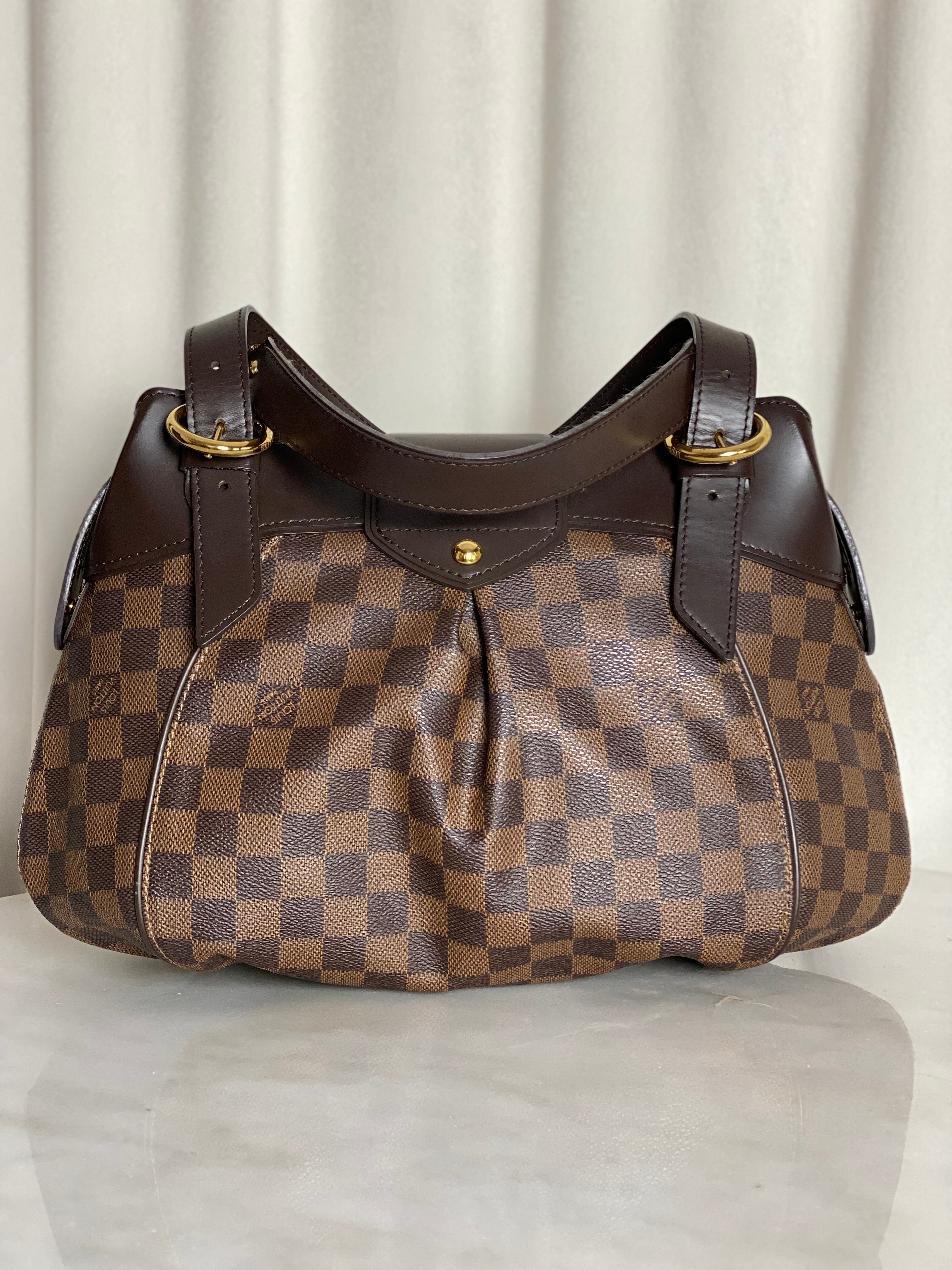 Louis Vuitton Damier Ebene Sistina PM Shoulder Bag-handbag-Louis Vuitton-The Closet Egypt