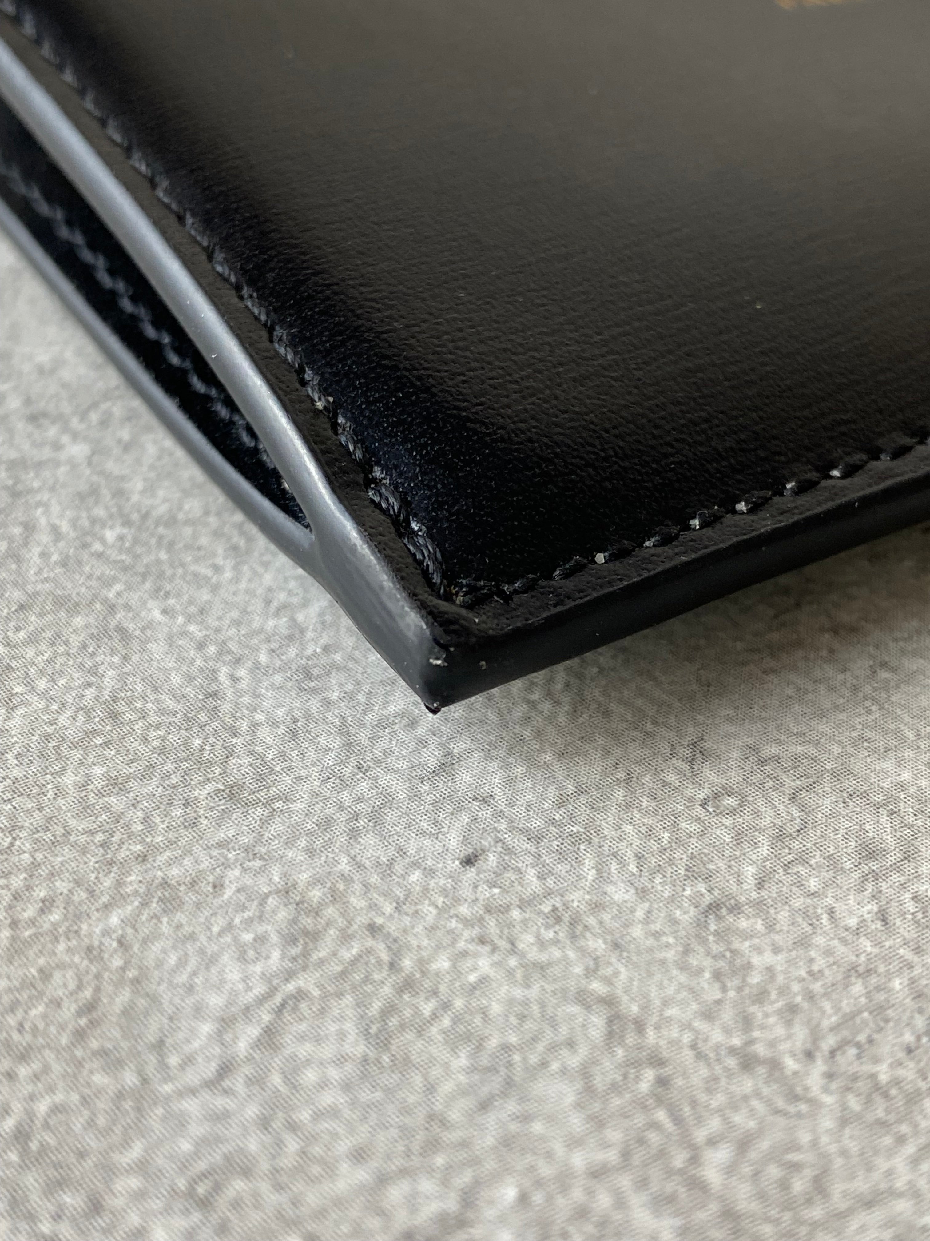 Celine Black Compact Wallet W/ Coin Triomphe-wallet-Celine-The Closet Egypt