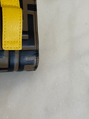 Fendi Bicolor FF Belt Bag W/ Chain-Belt Bag-Fendi-The Closet Egypt