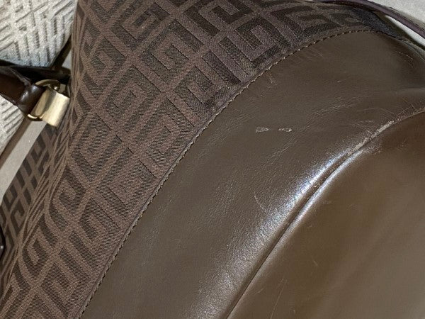 Givenchy Dark Brown Logo Tote Bag-handbag-Givenchy-The Closet Egypt