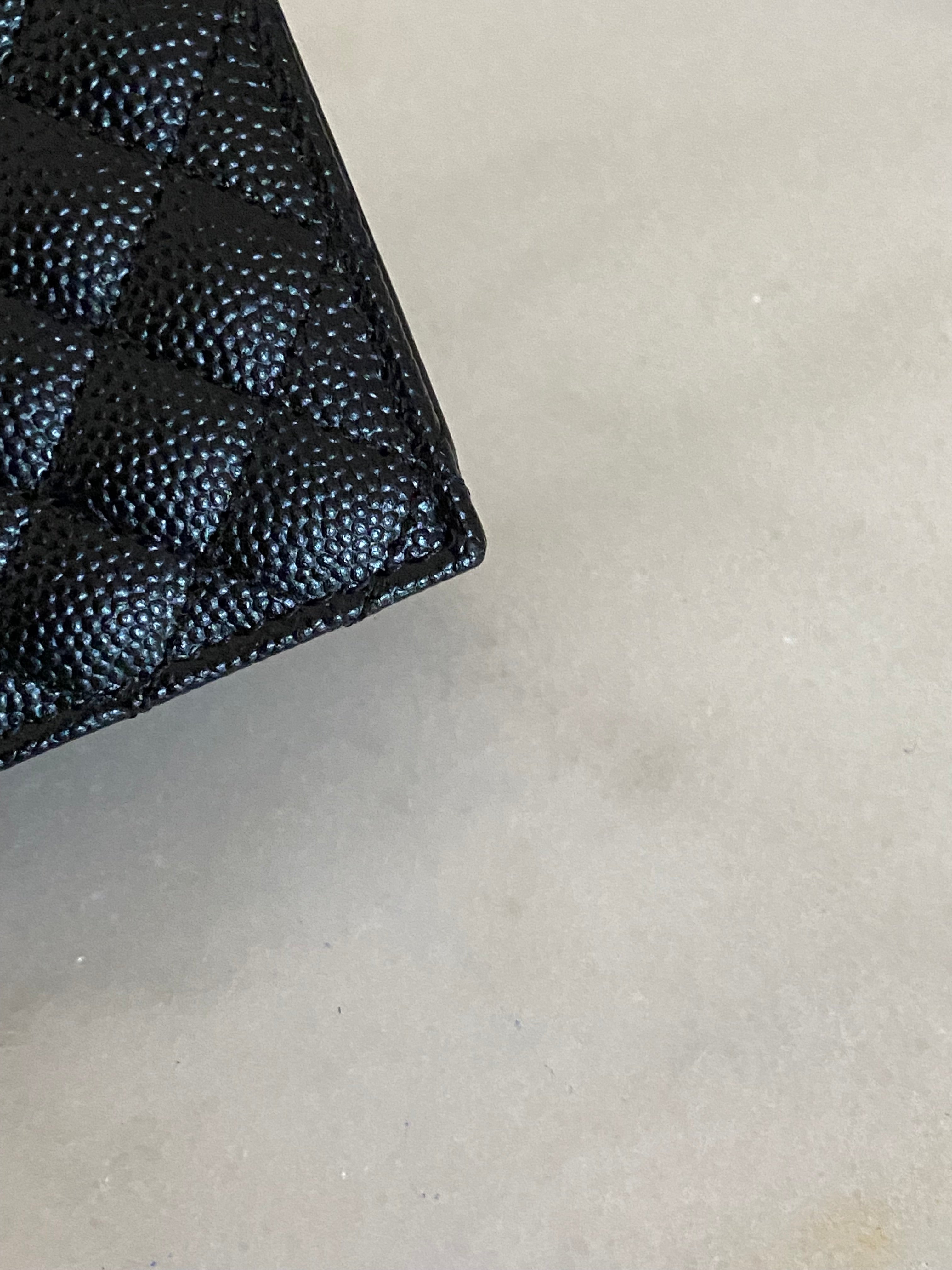 YSL Black Cassandre Small Wallet-wallet-YSL-The Closet Egypt