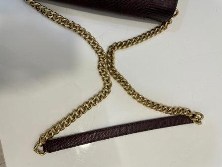 Dolce & Gabbana Burgundy Crystal Logo Crossbody Bag-handbag-Dolce & Gabbana-The Closet Egypt