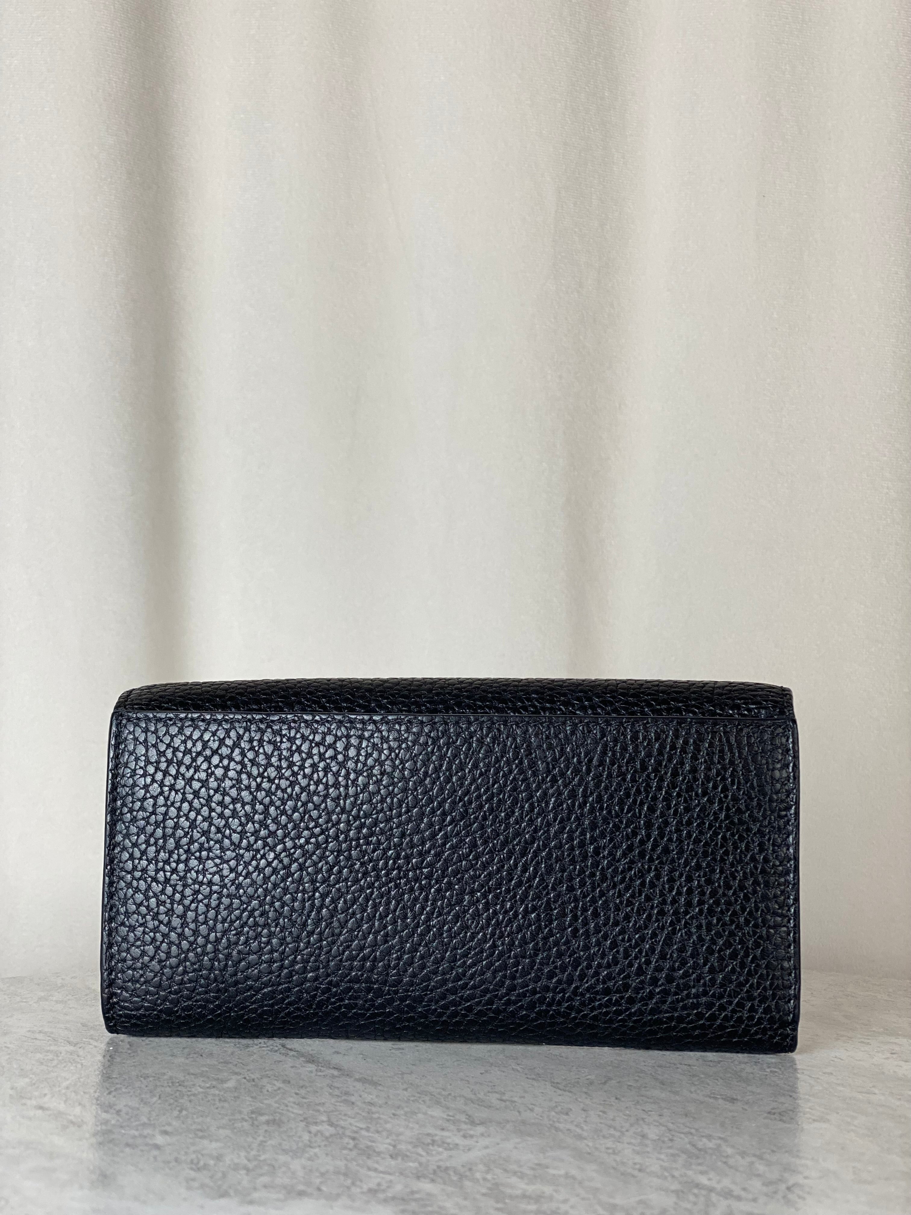 Burberry Black Long Wallet-wallet-Burberry-The Closet Egypt