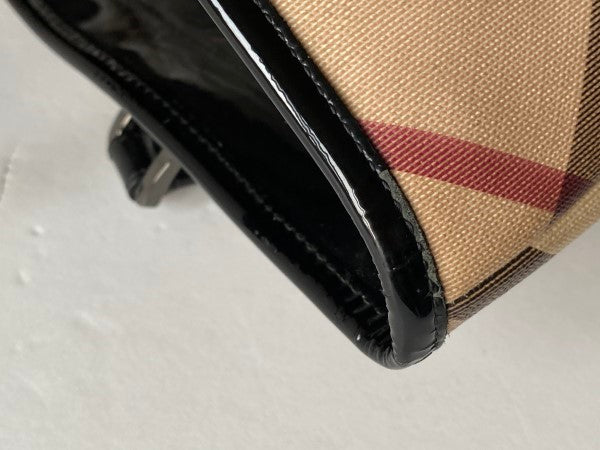 Burberry Nova Check Black Top Handle Bag-handbag-Burberry-The Closet Egypt