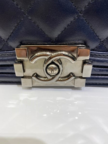 Chanel Blue Boy Medium Bag-handbag-Chanel-The Closet Egypt