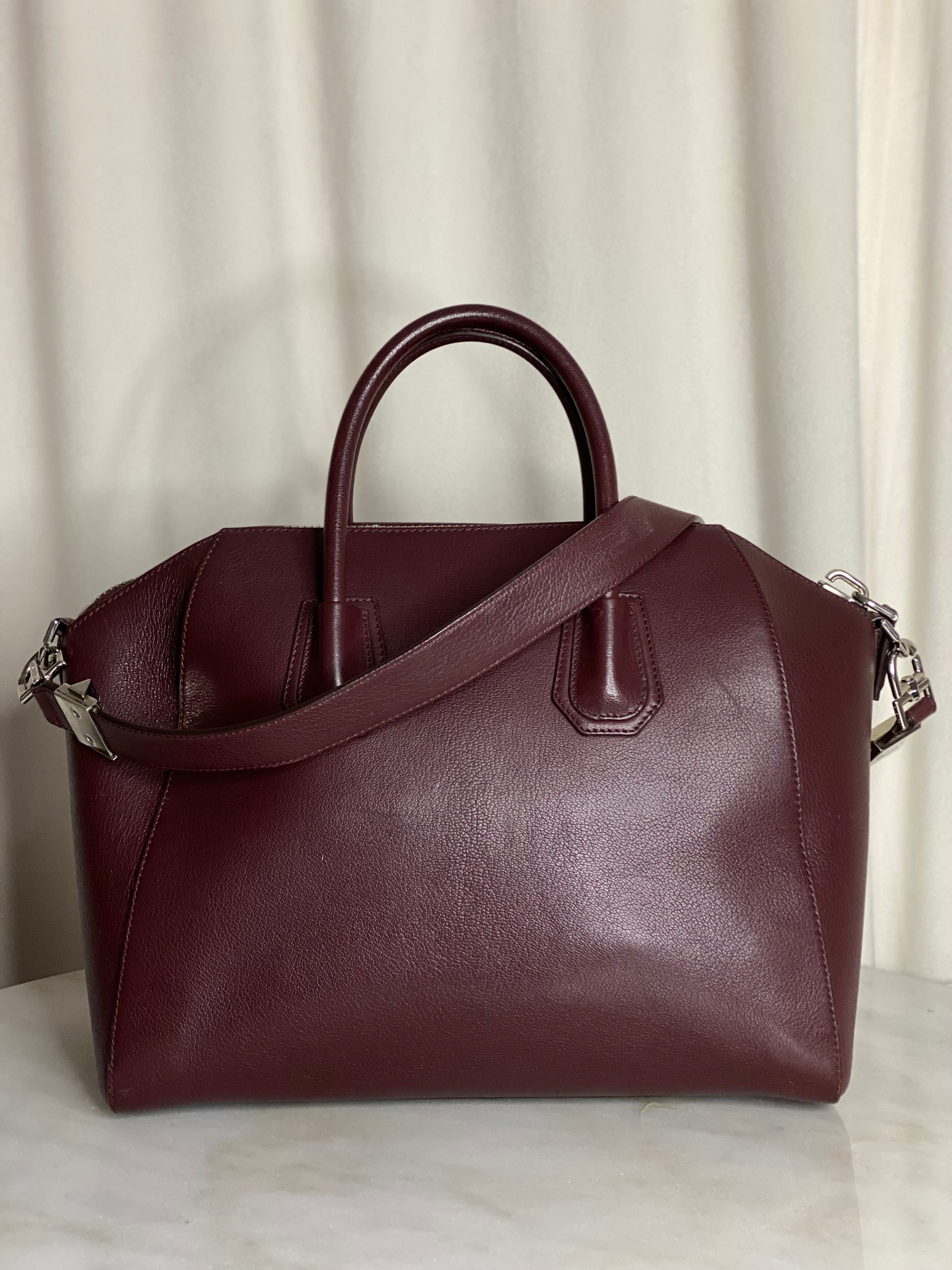 Givenchy Red Antigona Bag W/ Strap-handbag-Givenchy-The Closet Egypt