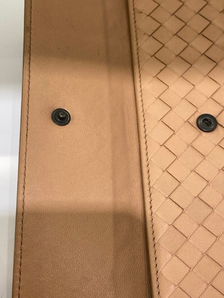 Bottega Veneta Nude Long Wallet-wallet-Bottega Veneta-The Closet Egypt