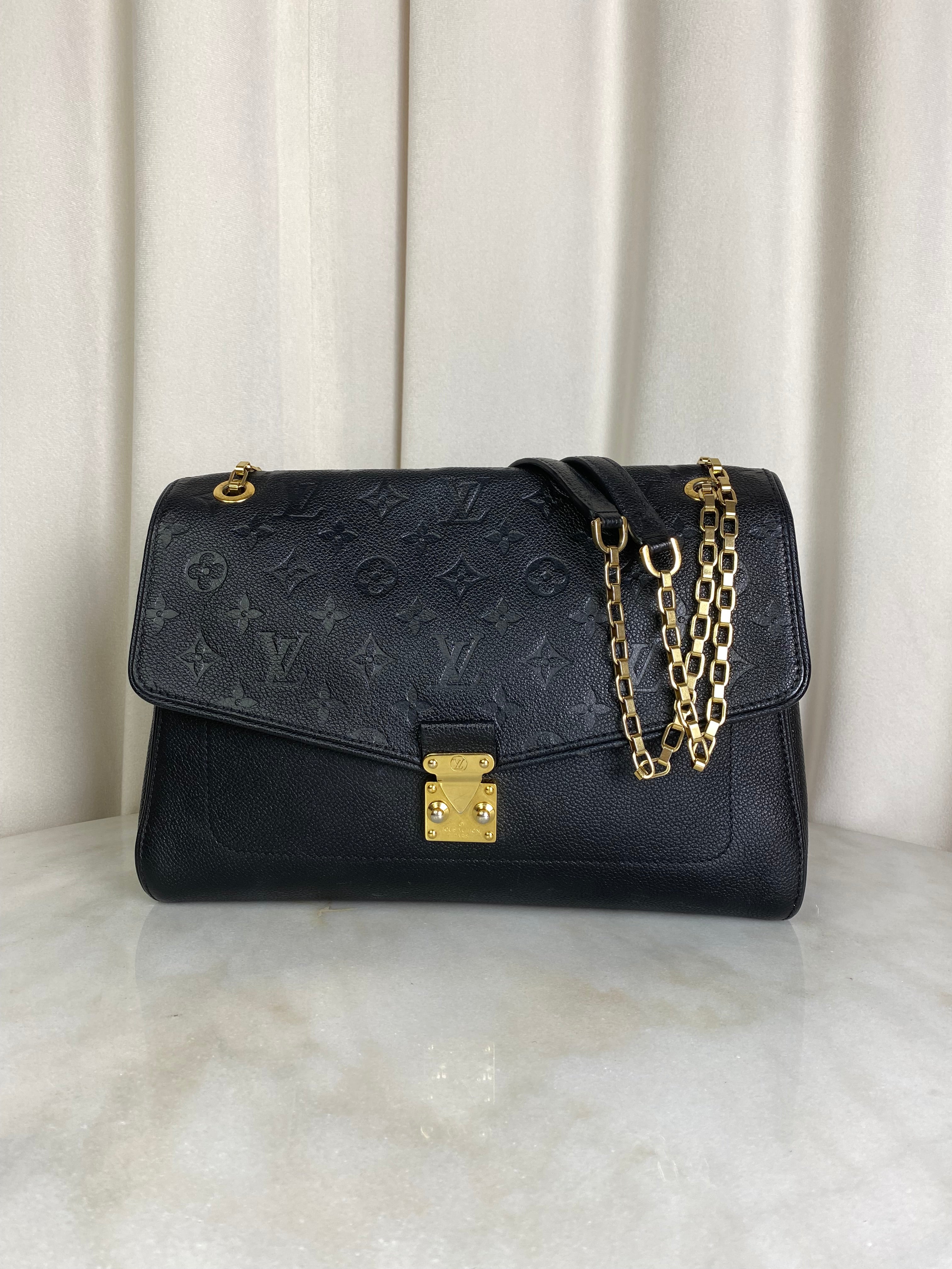 Louis Vuitton Black Monogram Empreinte St Germain Bag-handbag-Louis Vuitton-The Closet Egypt