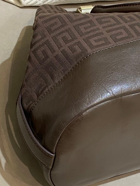 Givenchy Dark Brown Logo Tote Bag-handbag-Givenchy-The Closet Egypt