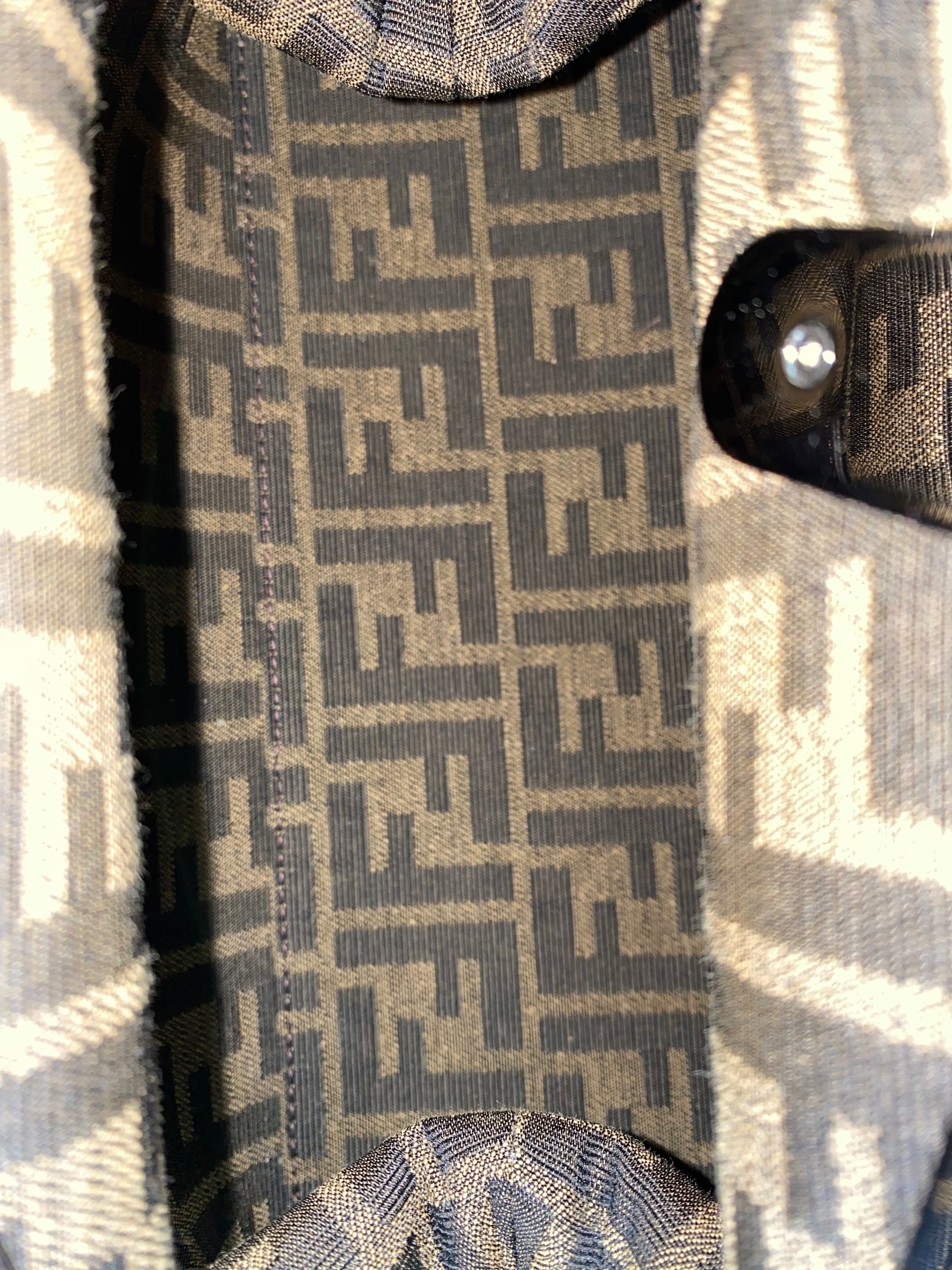 Fendi Black FF Vernis Midi First FF Clutch Bag-Clutch Bag-Fendi-The Closet Egypt