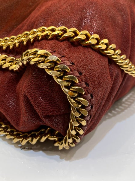 Stella Mccartney Dark Red Falabella Medium Bag-handbag-Stella Mccartney-The Closet Egypt