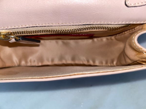 Valentino Nude Rockstud Crossbody Bag W/ Chain-handbag-Valentino-The Closet Egypt