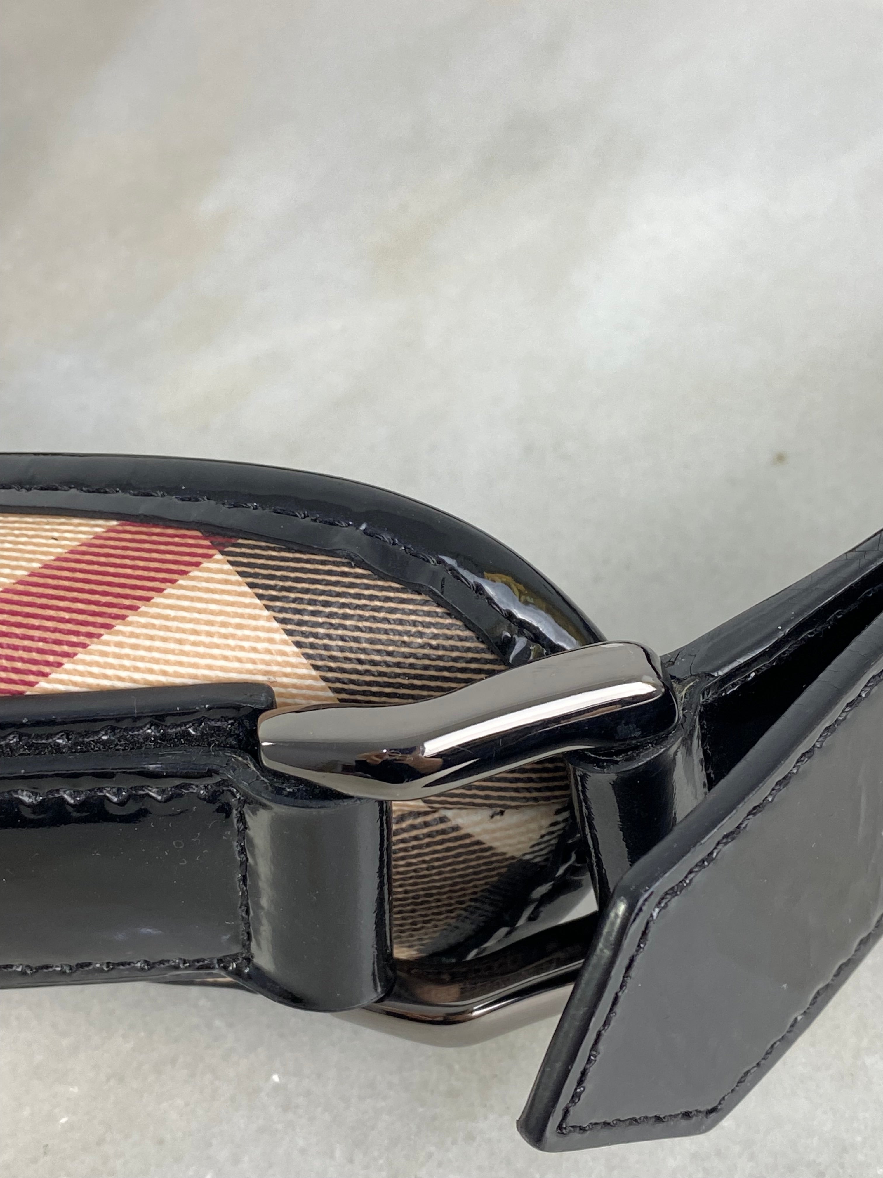 Burberry Nova Check Black Hobo Bag