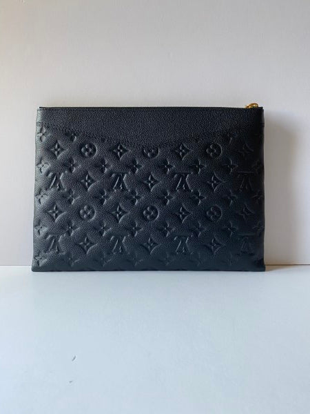 Louis Vuitton Black Monogram Empreinte Daily Pouch-Pouch-Louis Vuitton-The Closet Egypt