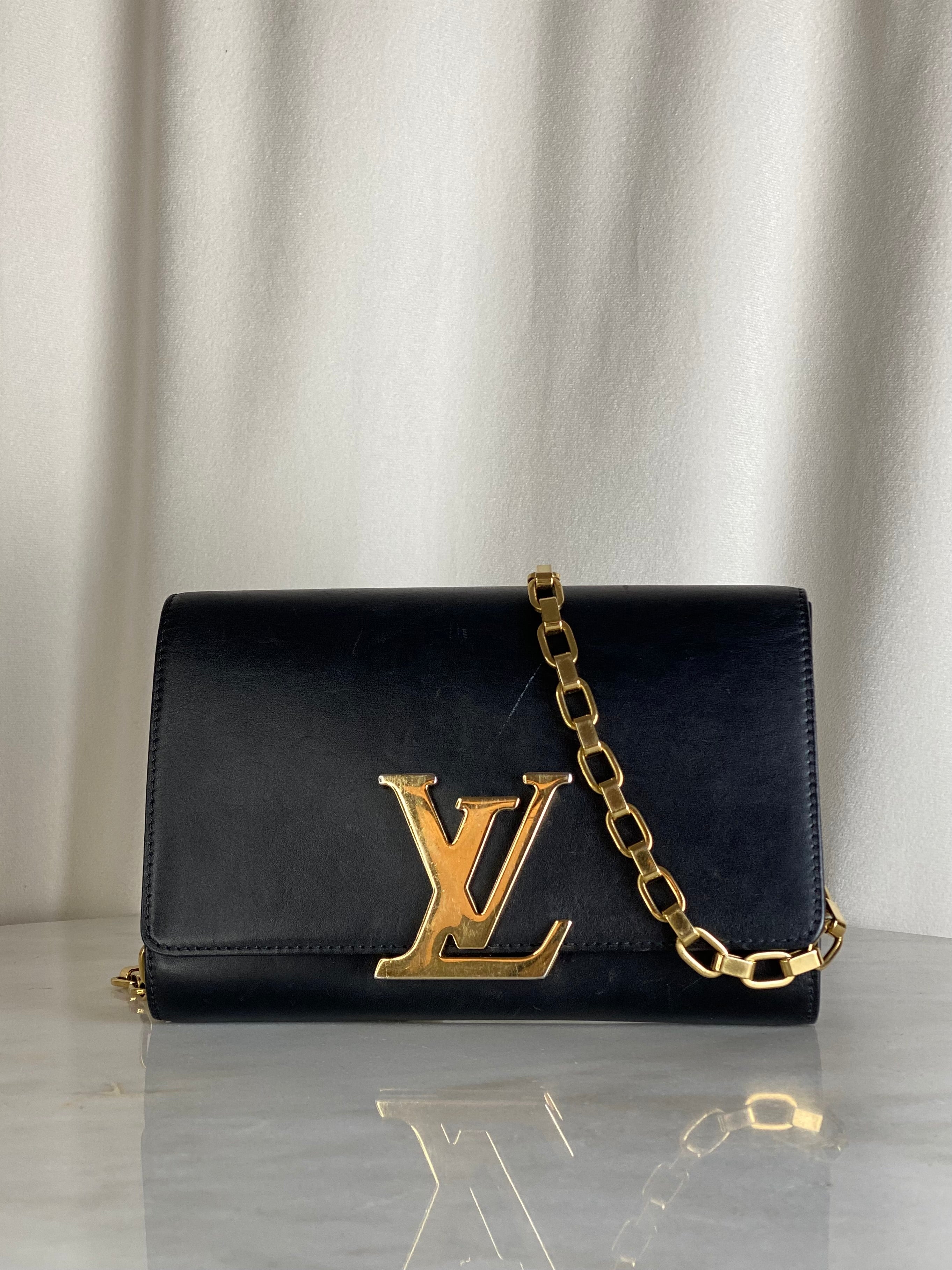 Louis Vuitton Black Chain Louis MM Bag-handbag-Louis Vuitton-The Closet Egypt
