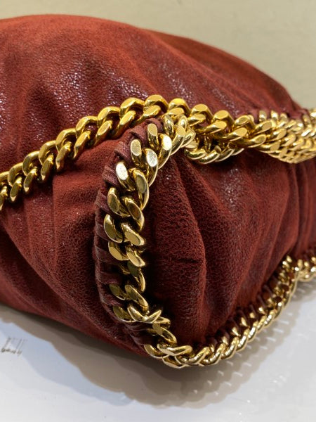 Stella Mccartney Dark Red Falabella Medium Bag-handbag-Stella Mccartney-The Closet Egypt