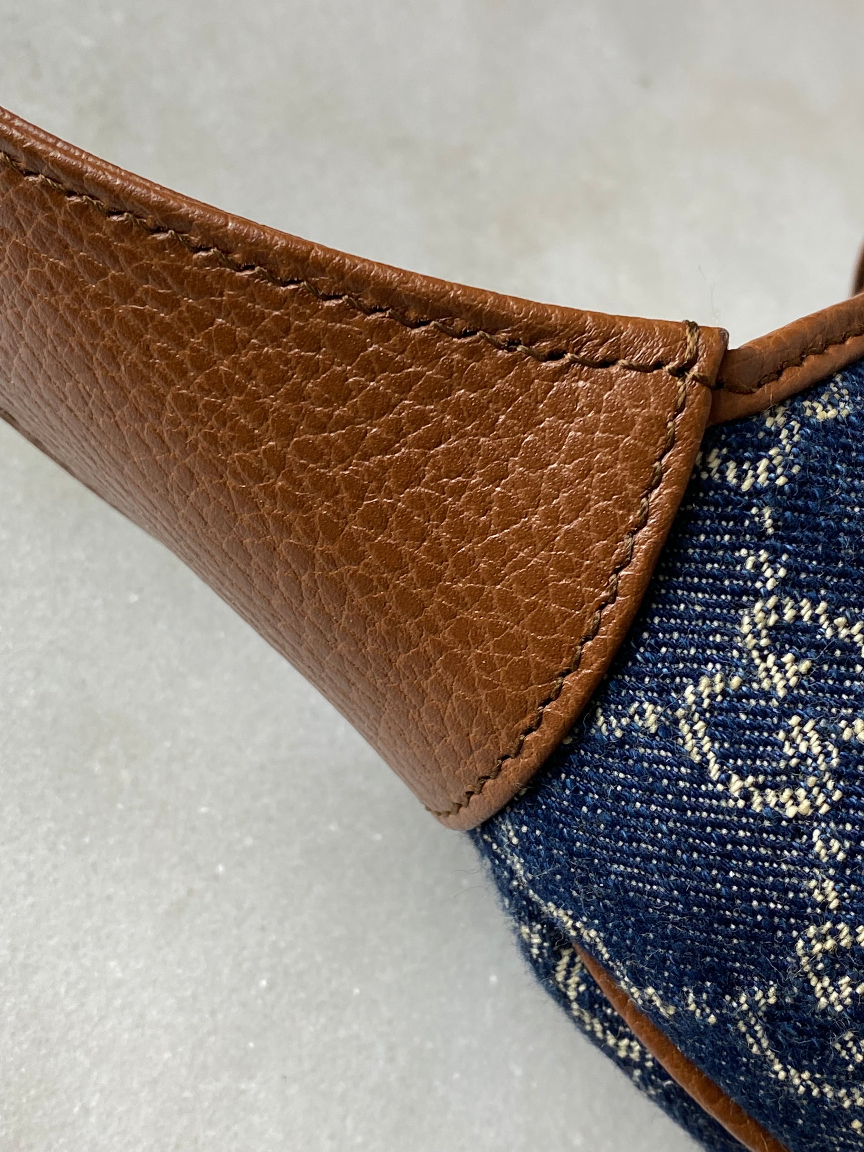 Gucci Bicolor GG Denim Jackie Hobo Bag-handbag-Gucci-The Closet Egypt