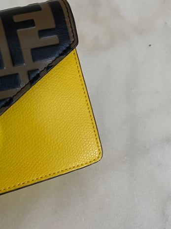 Fendi Bicolor FF Belt Bag W/ Chain-Belt Bag-Fendi-The Closet Egypt