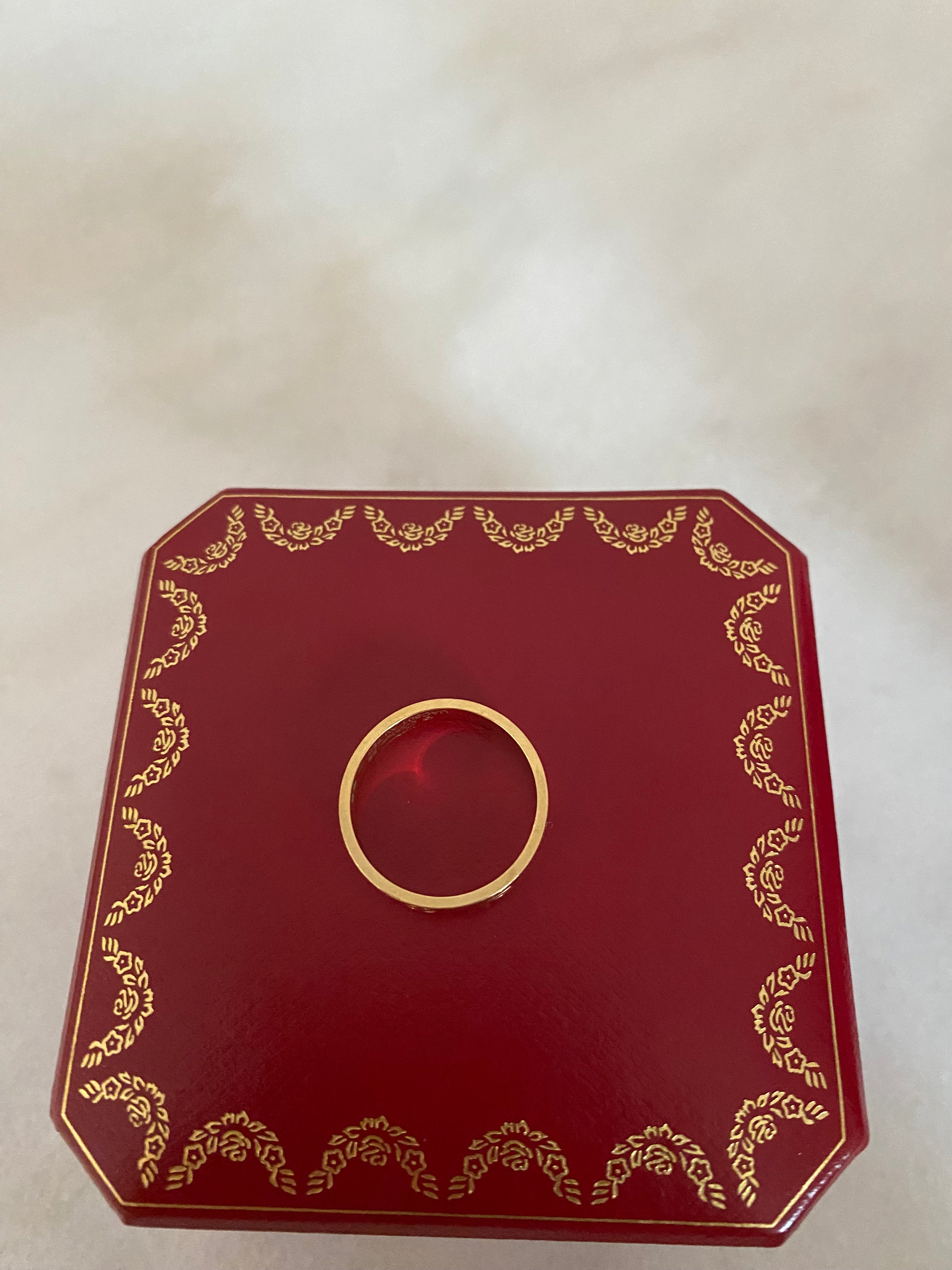 Cartier 18K Yellow Gold All Mini Love Ring 55-Rings-Cartier-The Closet Egypt