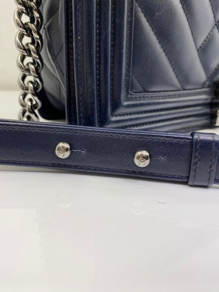 Chanel Blue Boy Medium Bag-handbag-Chanel-The Closet Egypt