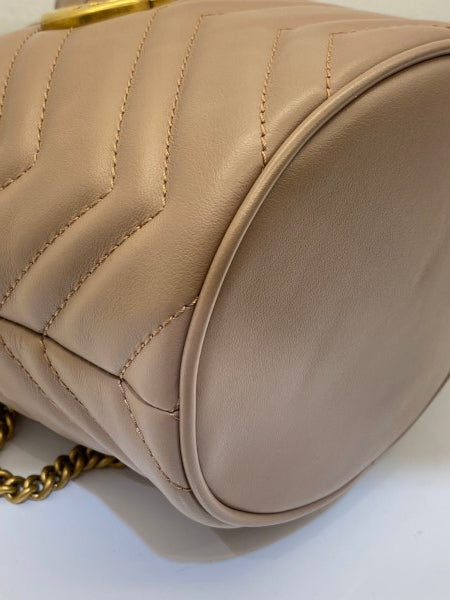 Gucci Pink Marmont Bucket Bag-handbag-Gucci-The Closet Egypt