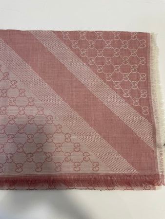 Gucci Pink GG Scarf-Scarf-Gucci-The Closet Egypt