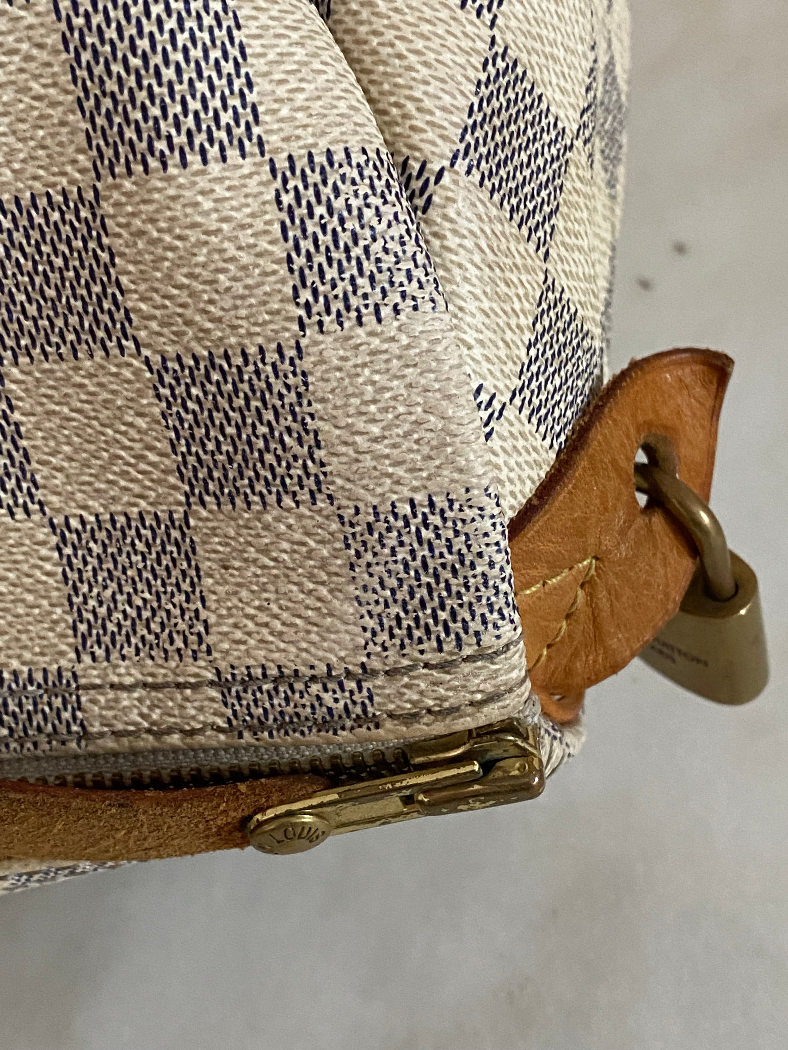 Louis Vuitton Damier Azur Speedy 35 Bag-handbag-Louis Vuitton-The Closet Egypt