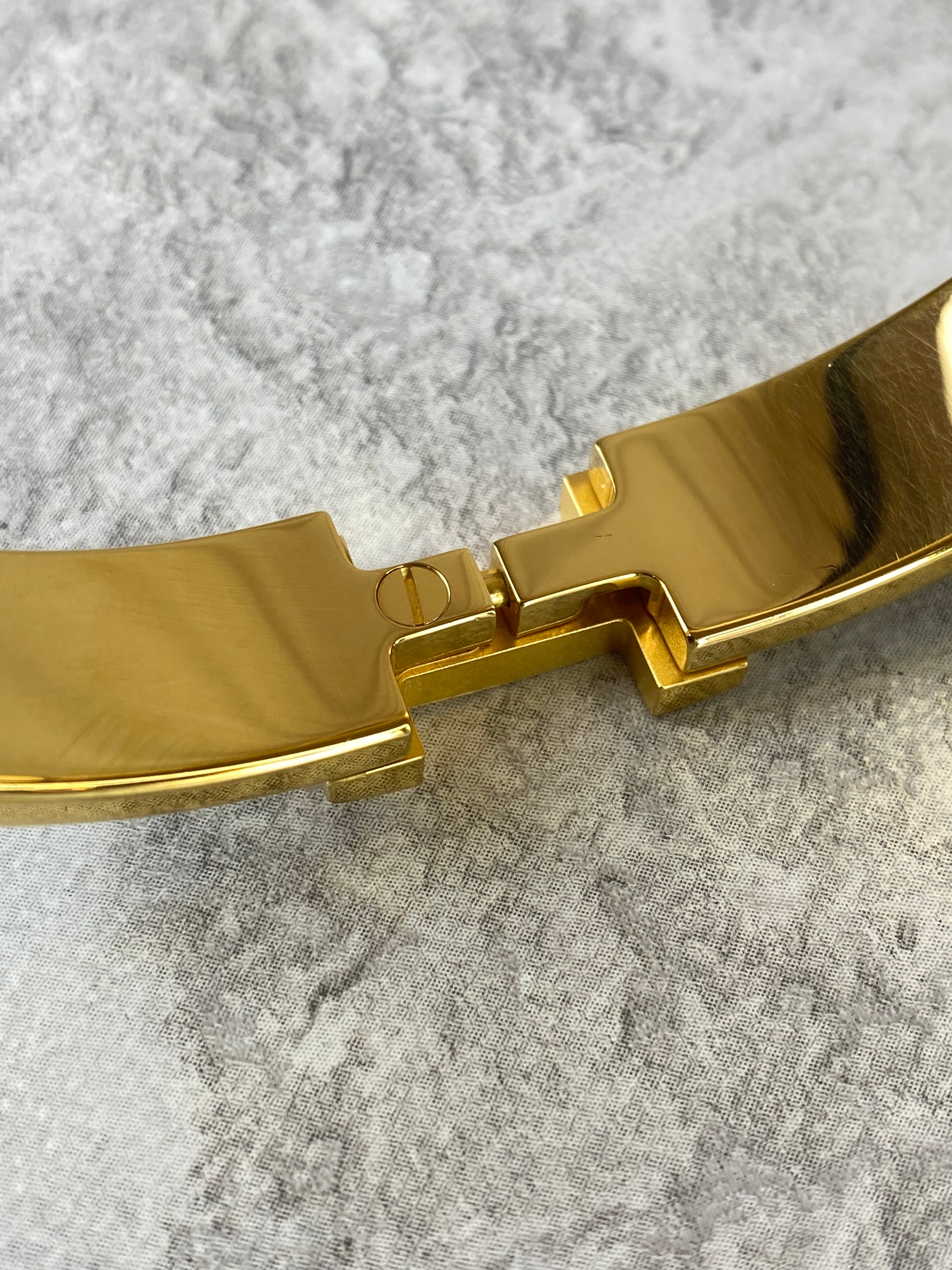 Hermes Black Clic H Bracelet-Bracelet-Hermes-The Closet Egypt