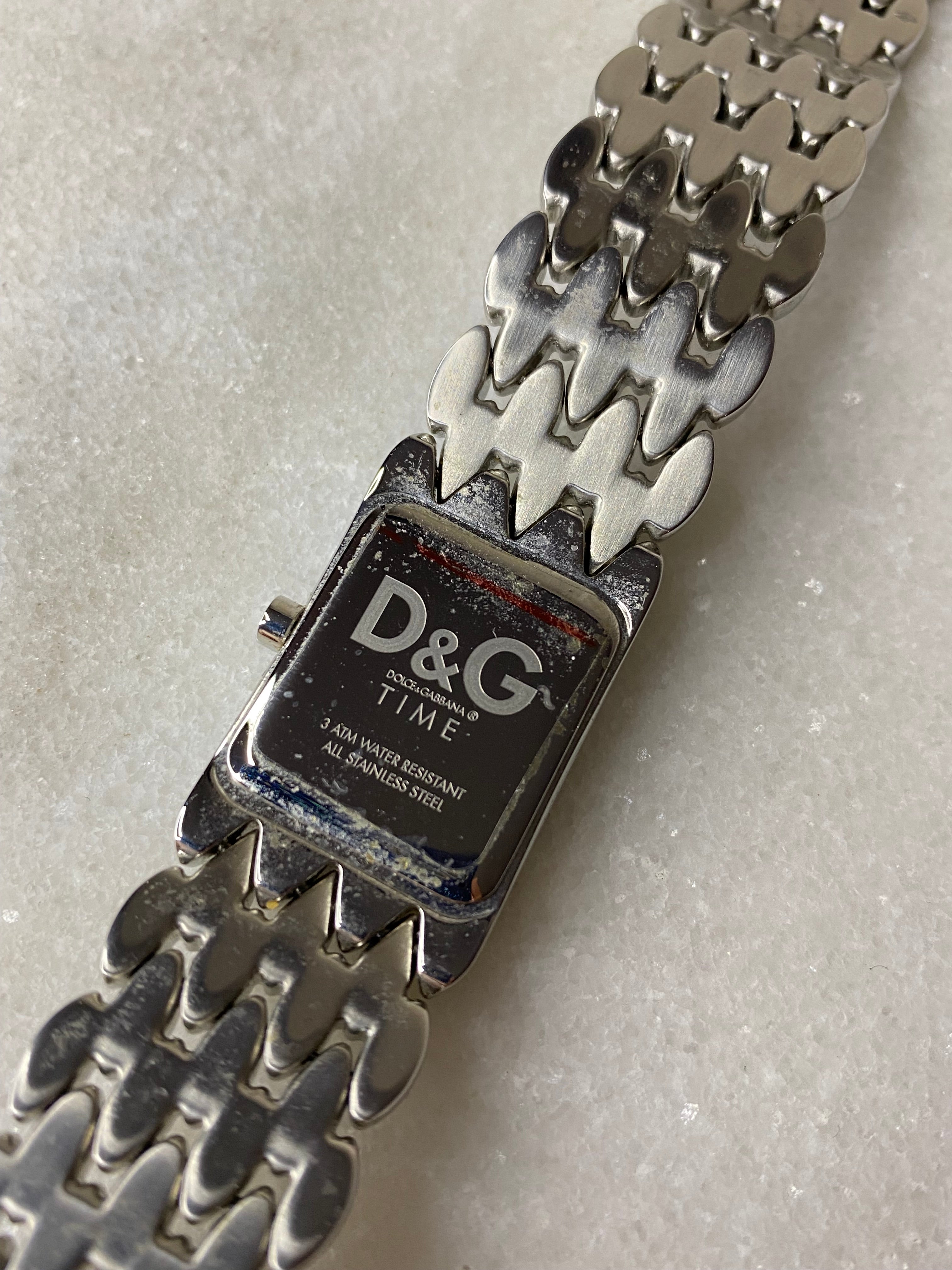 Dolce & Gabbana Stainless Steel Sundown Crystal Time Watch