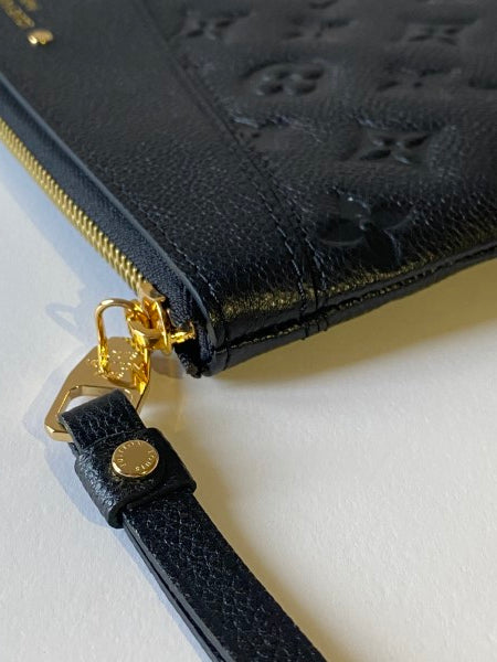 Louis Vuitton Black Monogram Empreinte Daily Pouch-Pouch-Louis Vuitton-The Closet Egypt