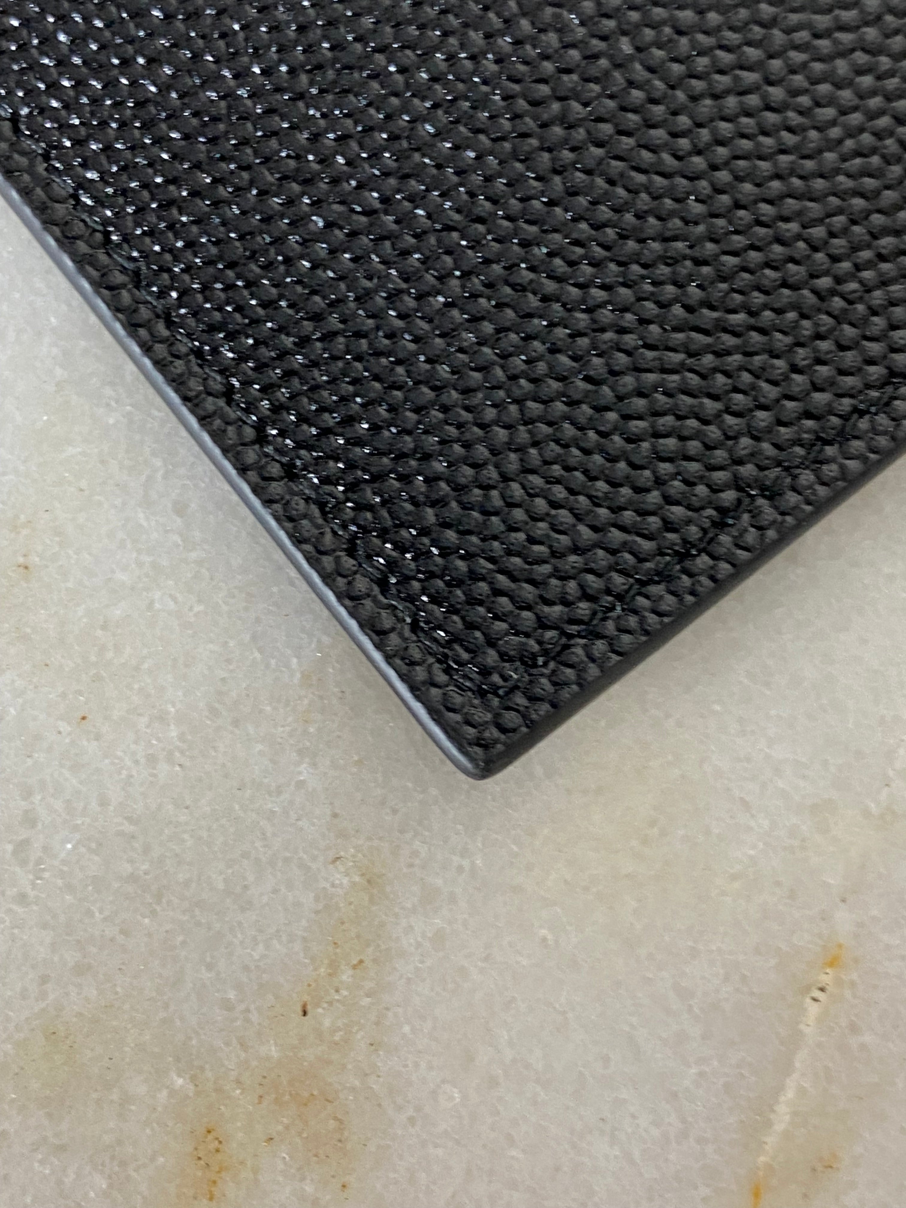 YSL Black Uptown Clutch