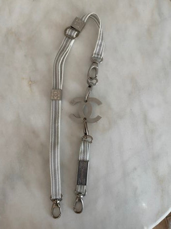 Chanel Bicolor CC Logo Nylon Belt-Belt-Chanel-The Closet Egypt