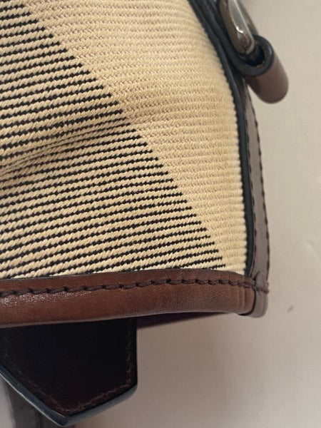 Burberry Brown Mega Check Shoulder Bag-handbag-Burberry-The Closet Egypt