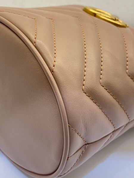 Gucci Pink Marmont Bucket Bag-handbag-Gucci-The Closet Egypt