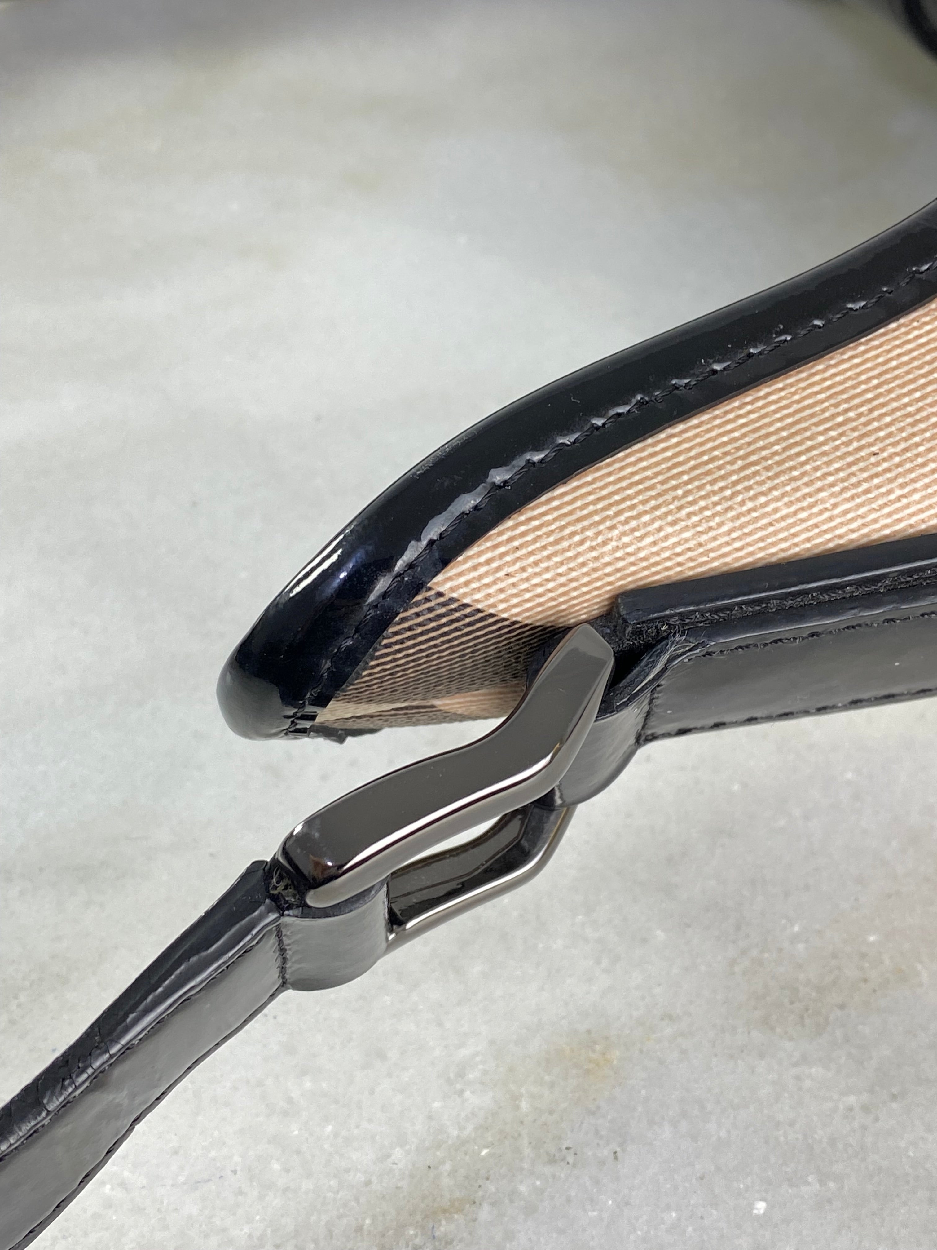 Burberry Nova Check Black Hobo Bag