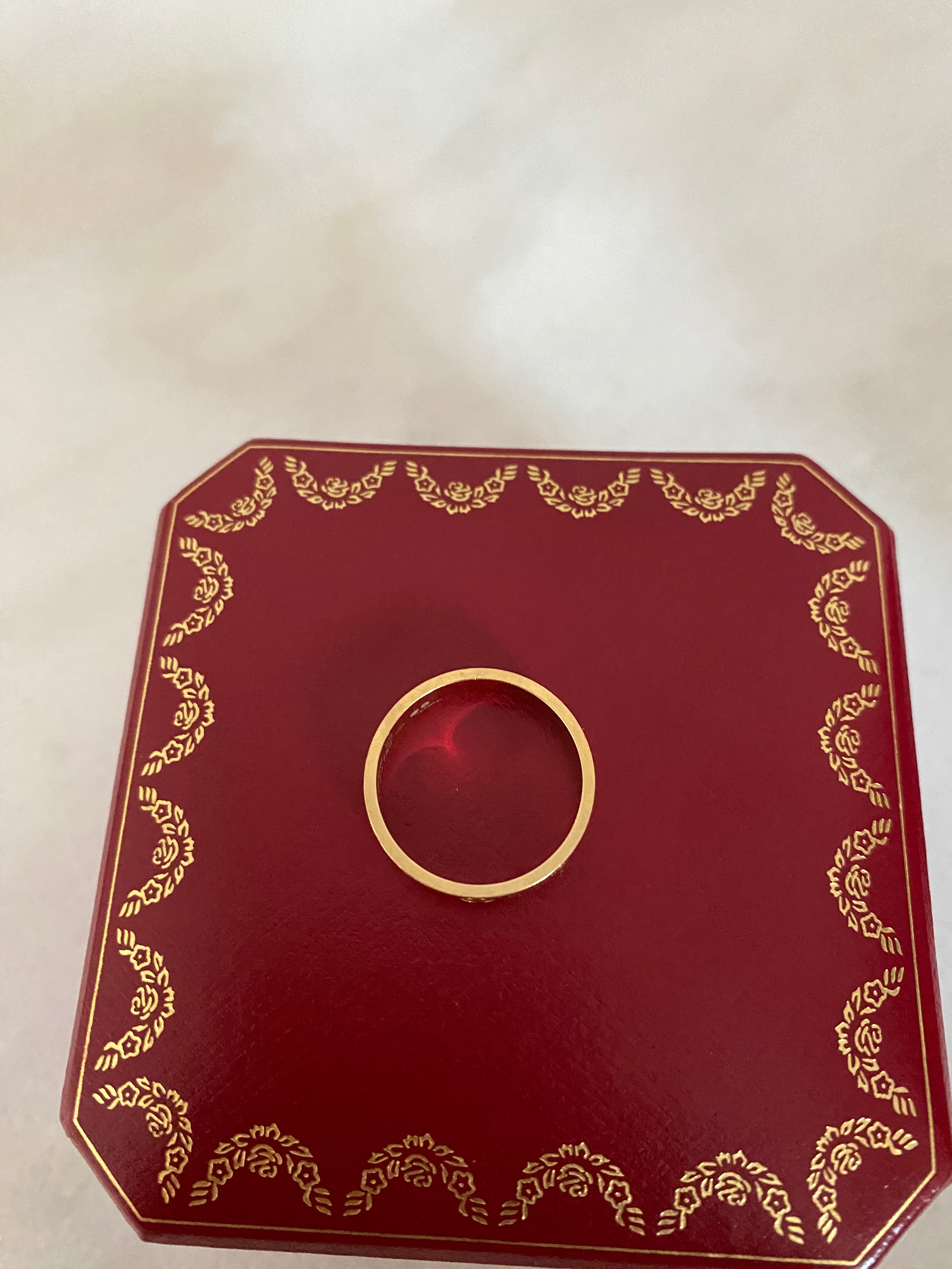 Cartier 18K Yellow Gold All Mini Love Ring 55-Rings-Cartier-The Closet Egypt