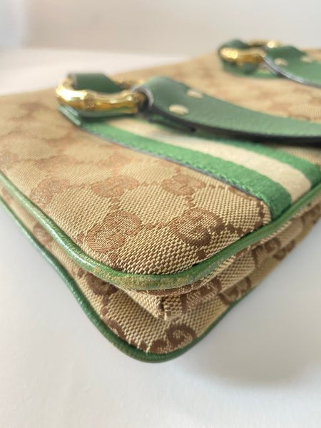 Gucci Tricolor GG Bamboo Satchel Small Bag-handbag-Gucci-The Closet Egypt