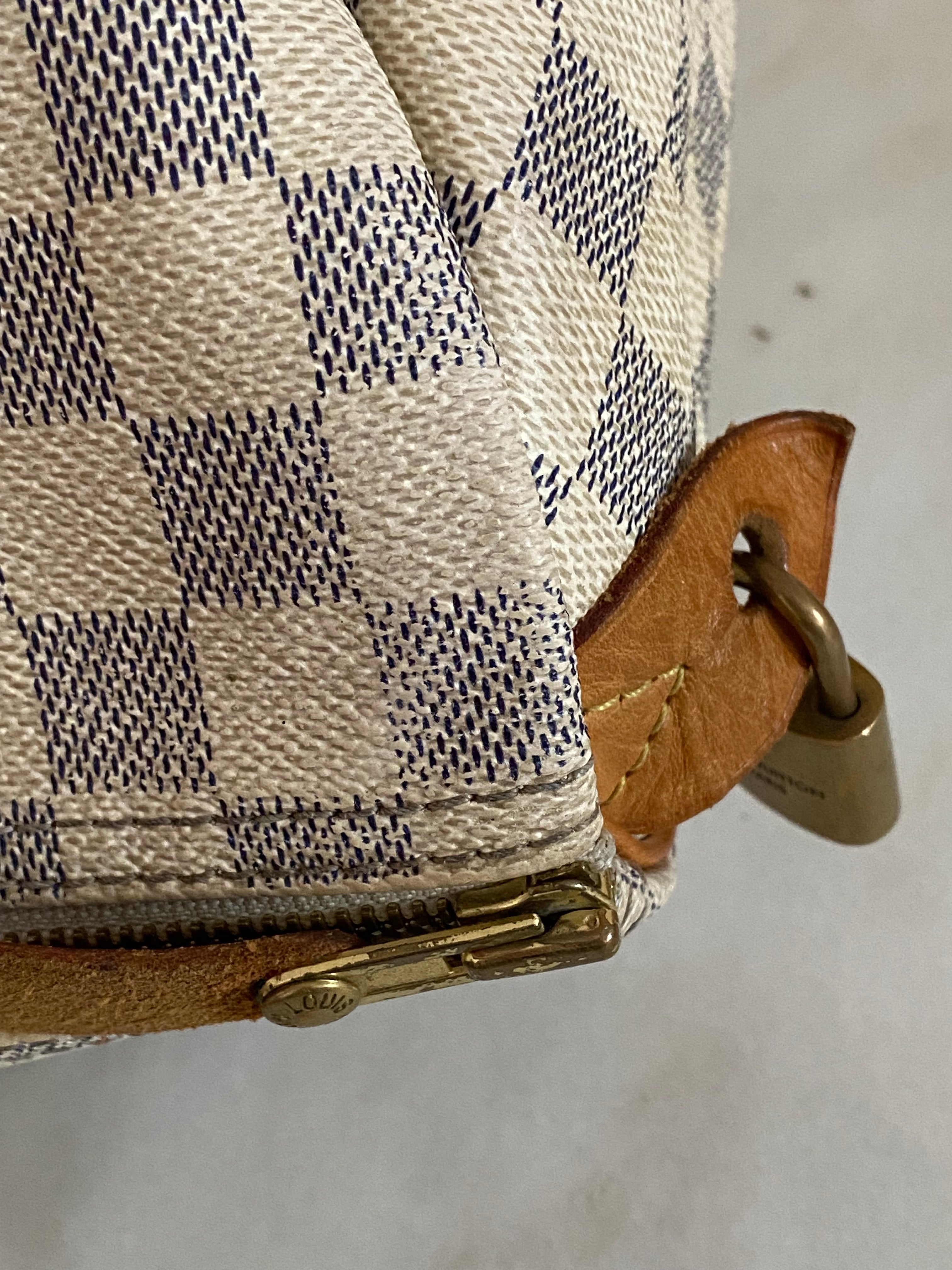 Louis Vuitton Damier Azur Speedy 35 Bag-handbag-Louis Vuitton-The Closet Egypt