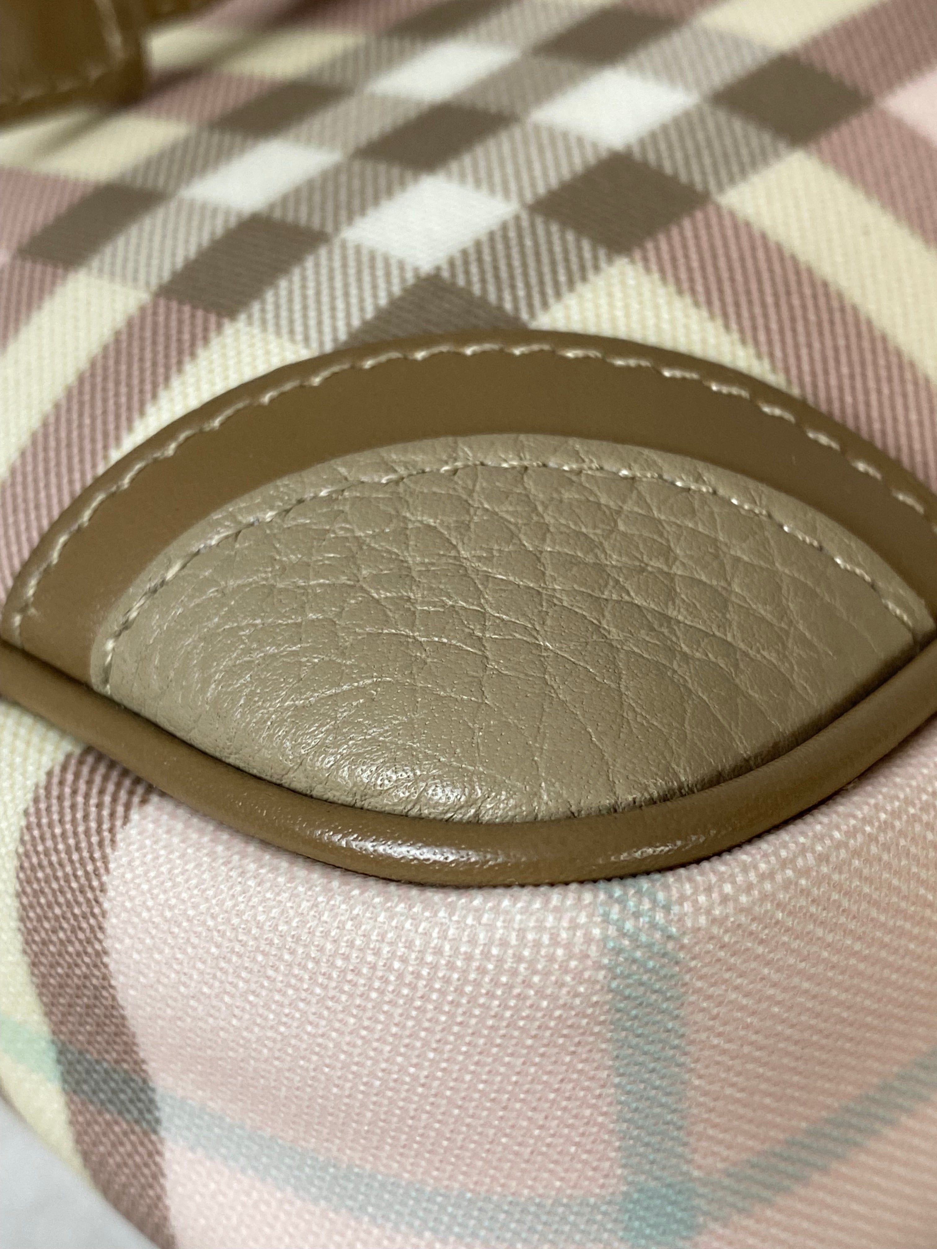 Burberry Bicolor Nova Check Bucket Shoulder Bag-handbag-Burberry-The Closet Egypt