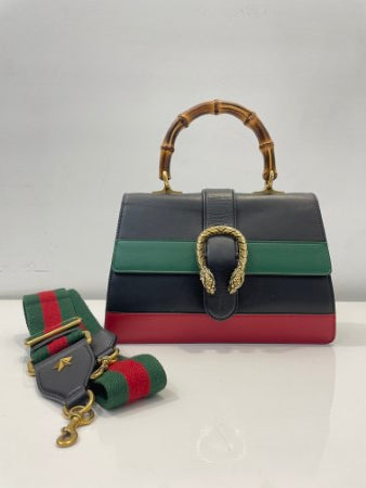 Gucci Tricolor Dionysus Bamboo Handle Bag-handbag-Gucci-The Closet Egypt