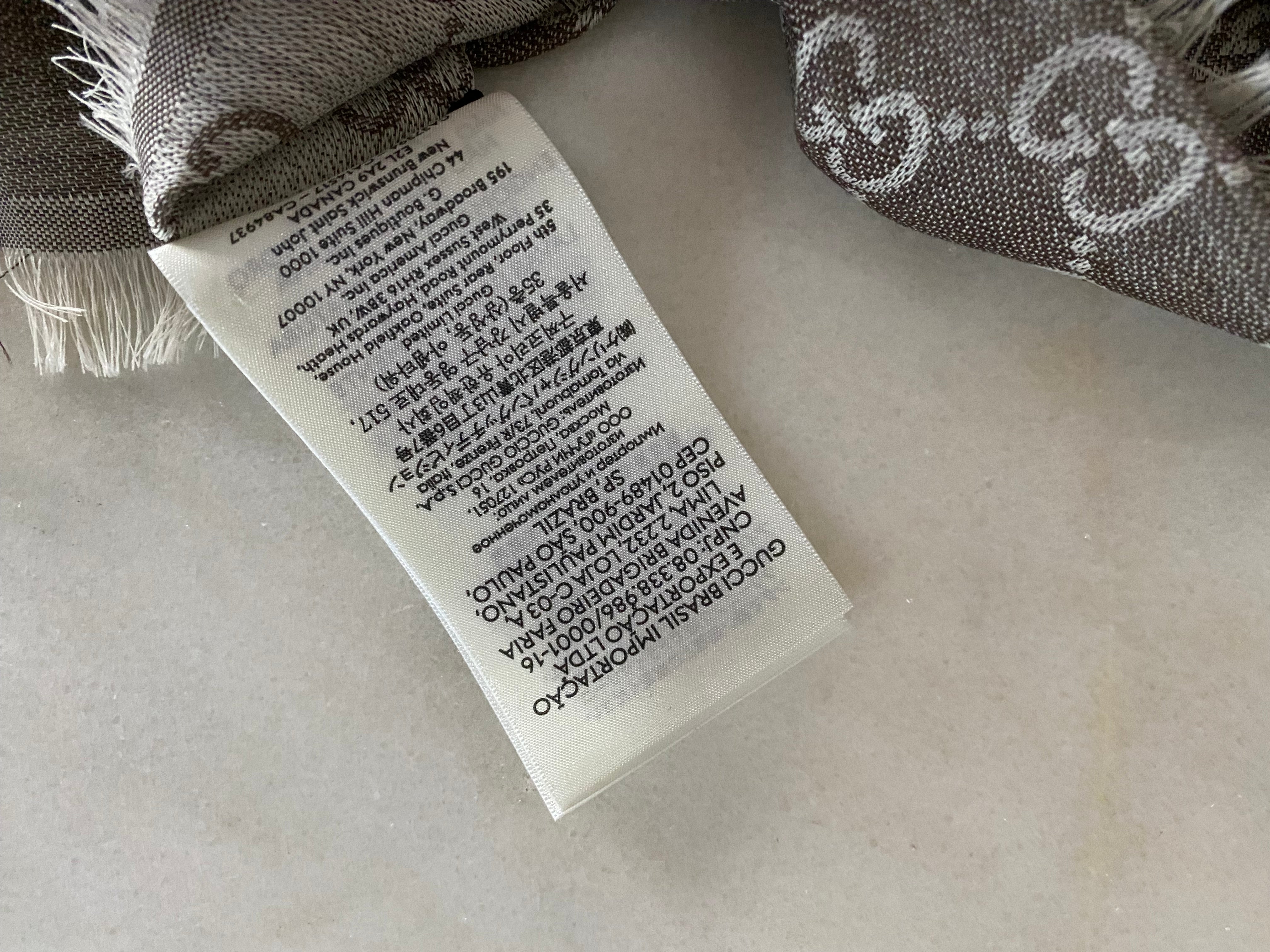 Gucci Bicolor GG Scarf-Scarf-Gucci-The Closet Egypt