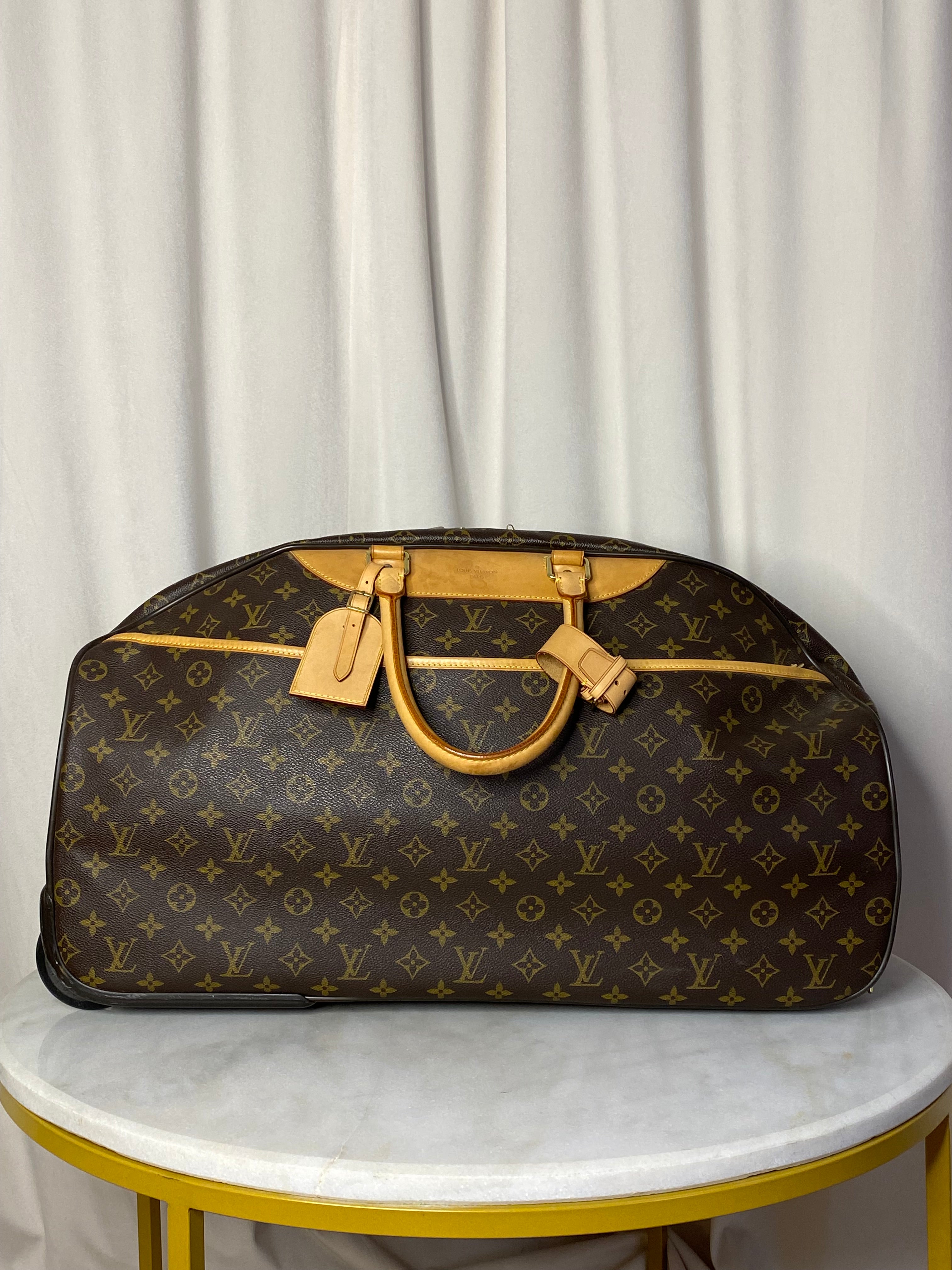 Louis Vuitton Monogram Rolling Eole 60 Duffle Travel Bag