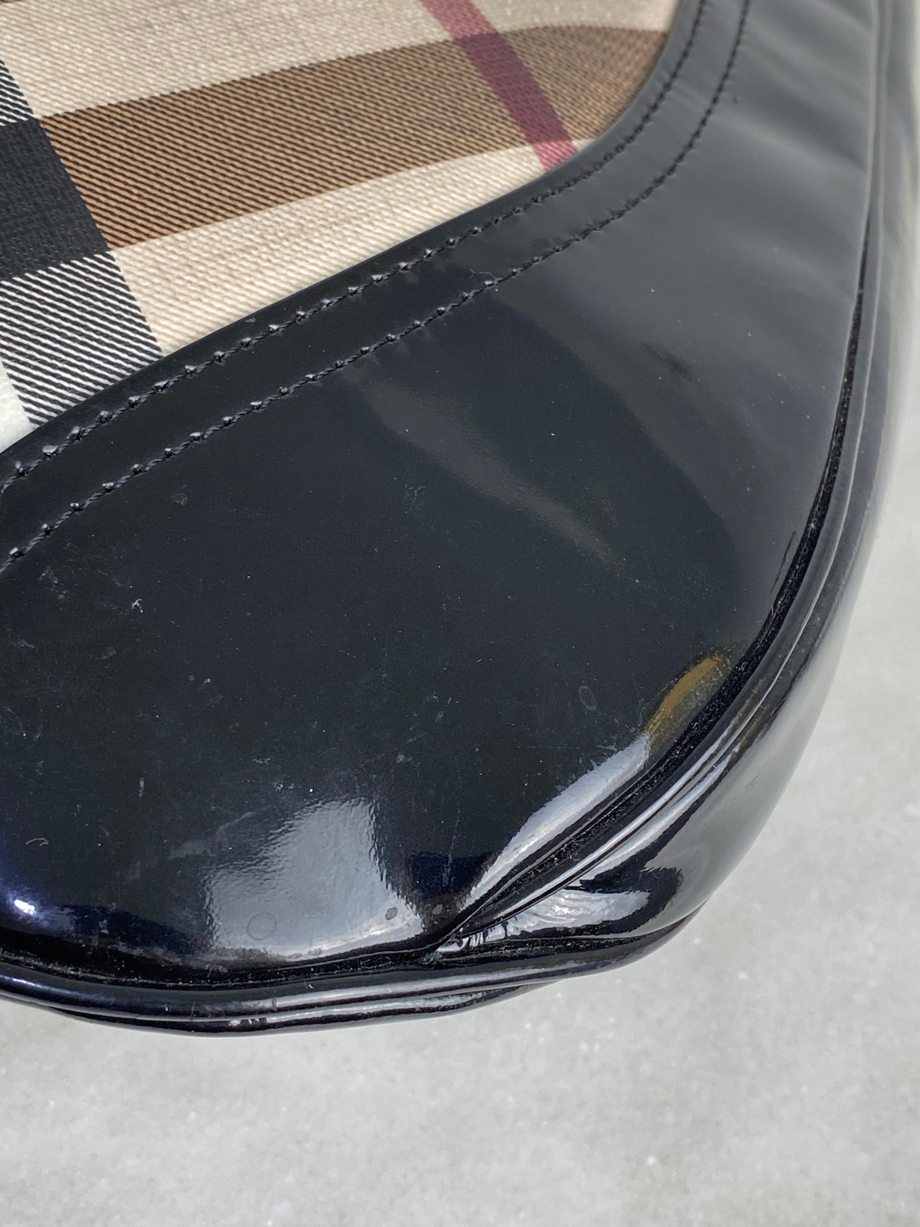 Burberry Nova Check Black Hobo Bag
