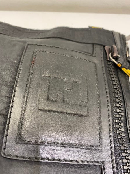 Fendi Black Zucca Nylon Crossbody Bag-handbag-Fendi-The Closet Egypt