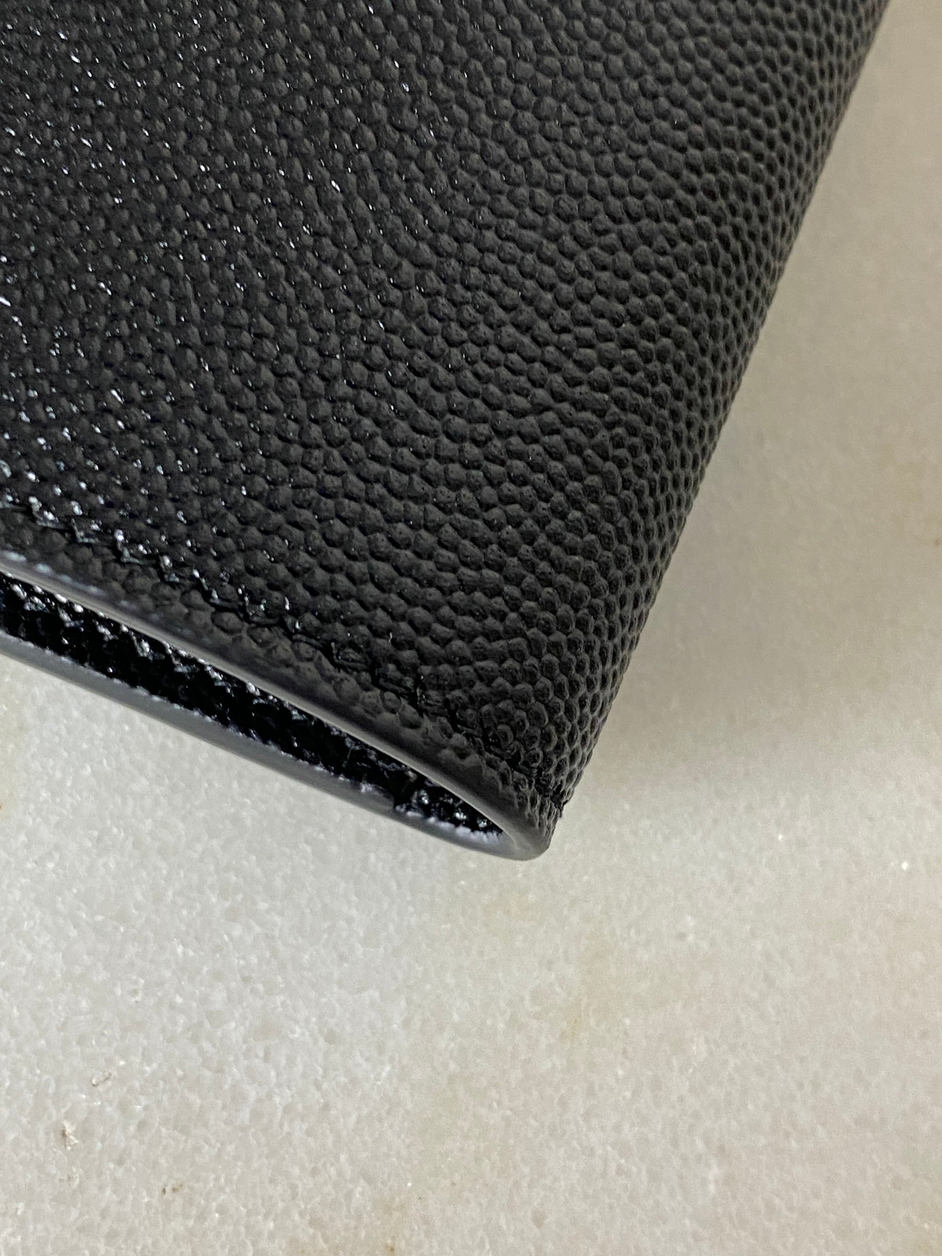 YSL Black Uptown Clutch