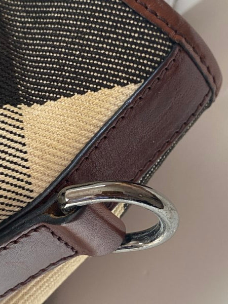 Burberry Brown Mega Check Shoulder Bag-handbag-Burberry-The Closet Egypt